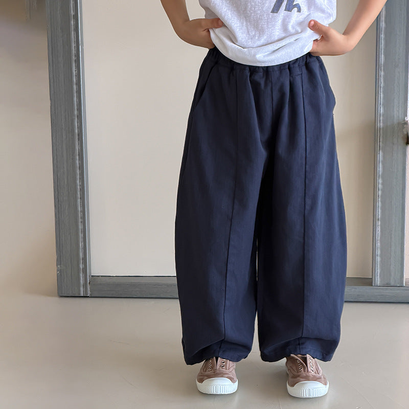 【100-170cm】2色-冰氧涼感拼接防蚊彎刀褲