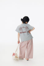 【90-150cm / M.L】【親子裝】日系乾杯印花T