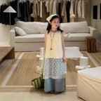 【100-160cm】韓版鏤空罩衫裙｜打底背心