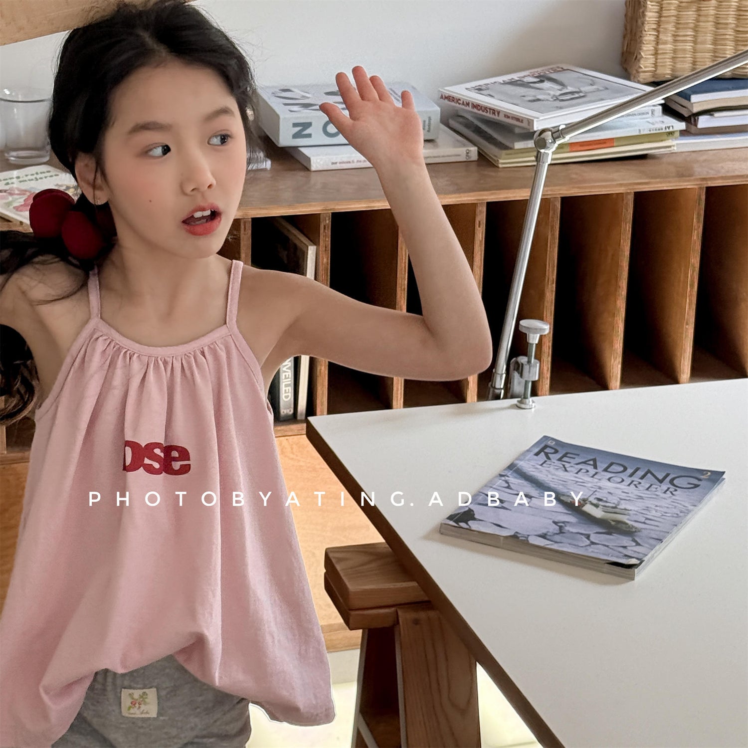 【80-130cm】2色-韓版甜妹細肩背心