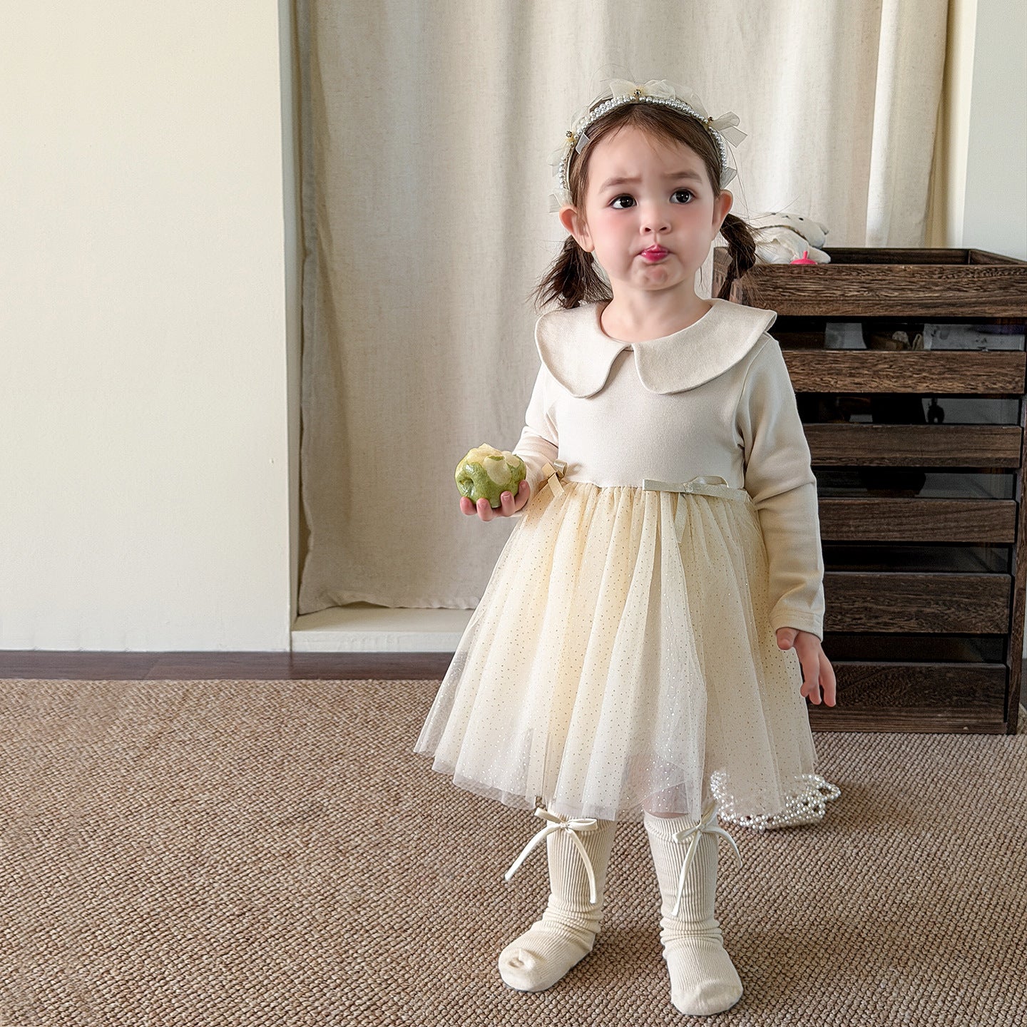 【73-110cm】亮晶晶網紗公主裙