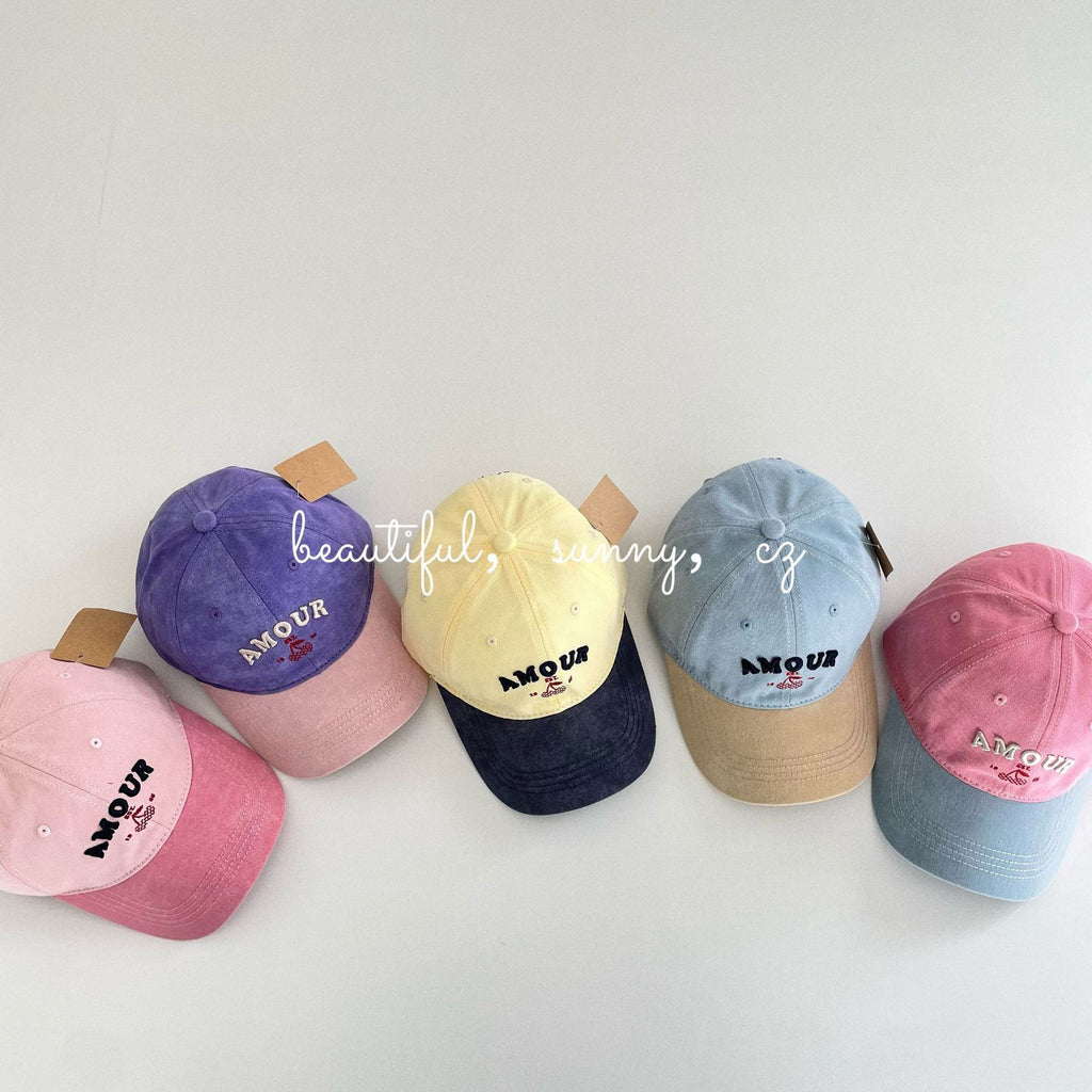 撞色刺繡棒球帽