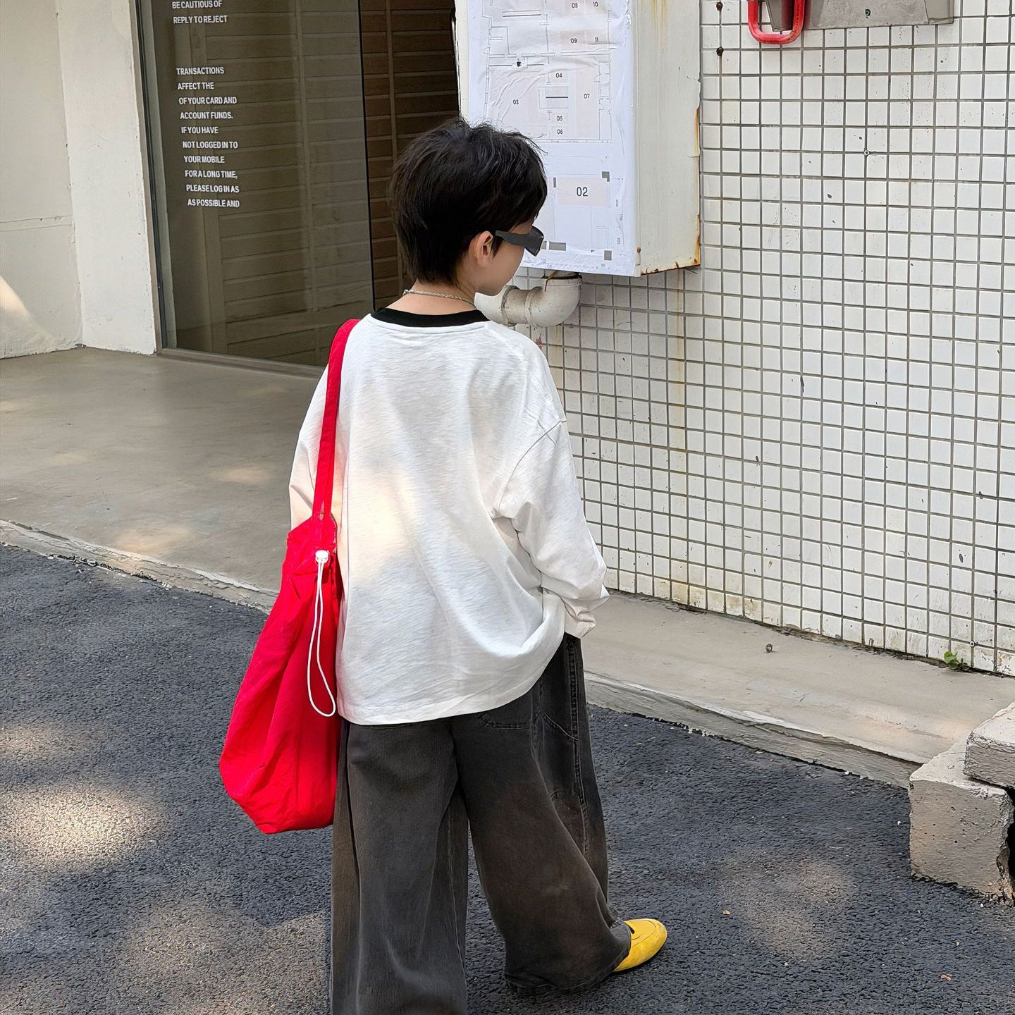 【90-160cm】卡通長袖T