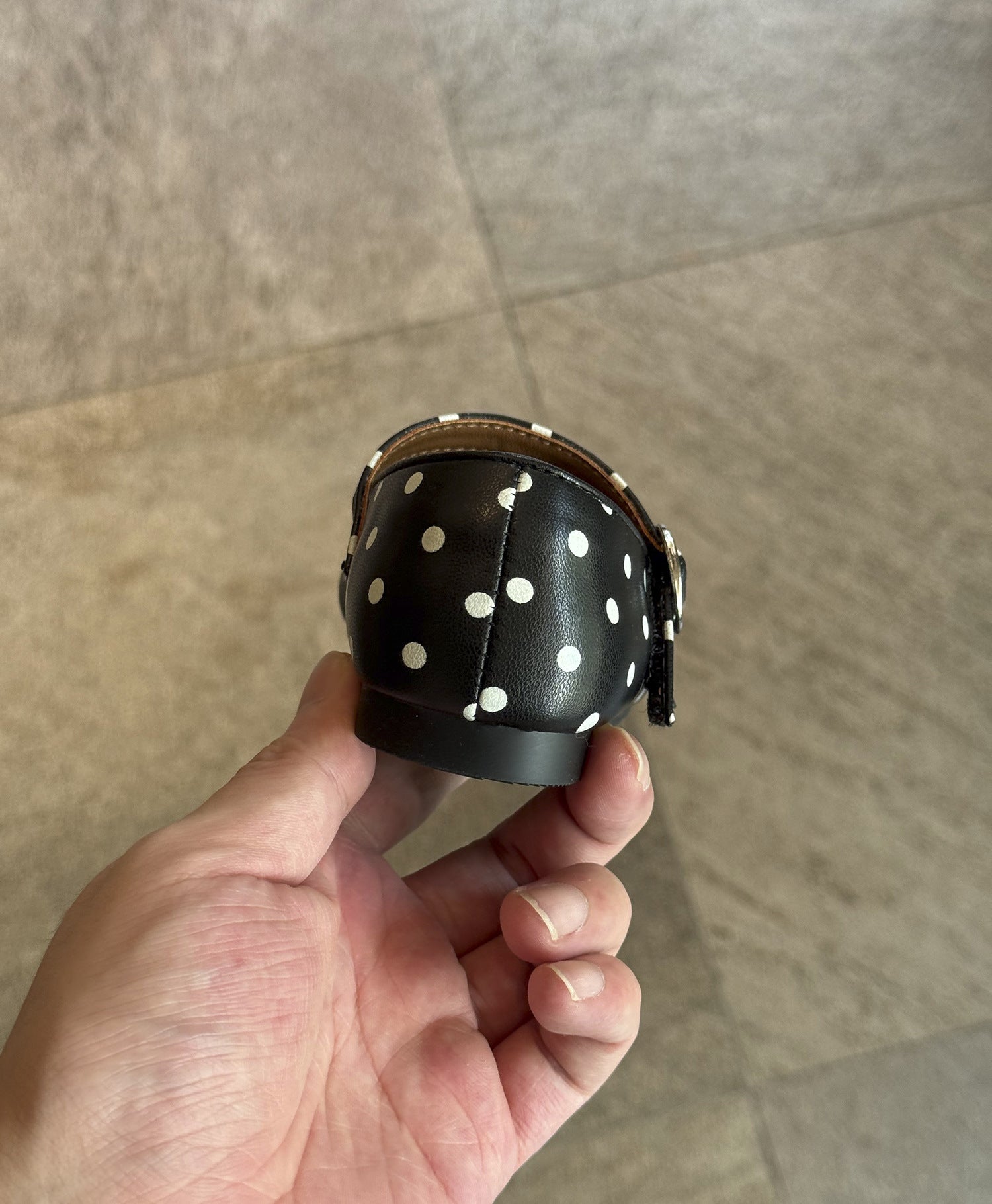 【26-37碼】韓版波點瑪莉珍鞋