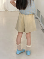【100-170cm】柔棉垂順挺透氣純色短褲