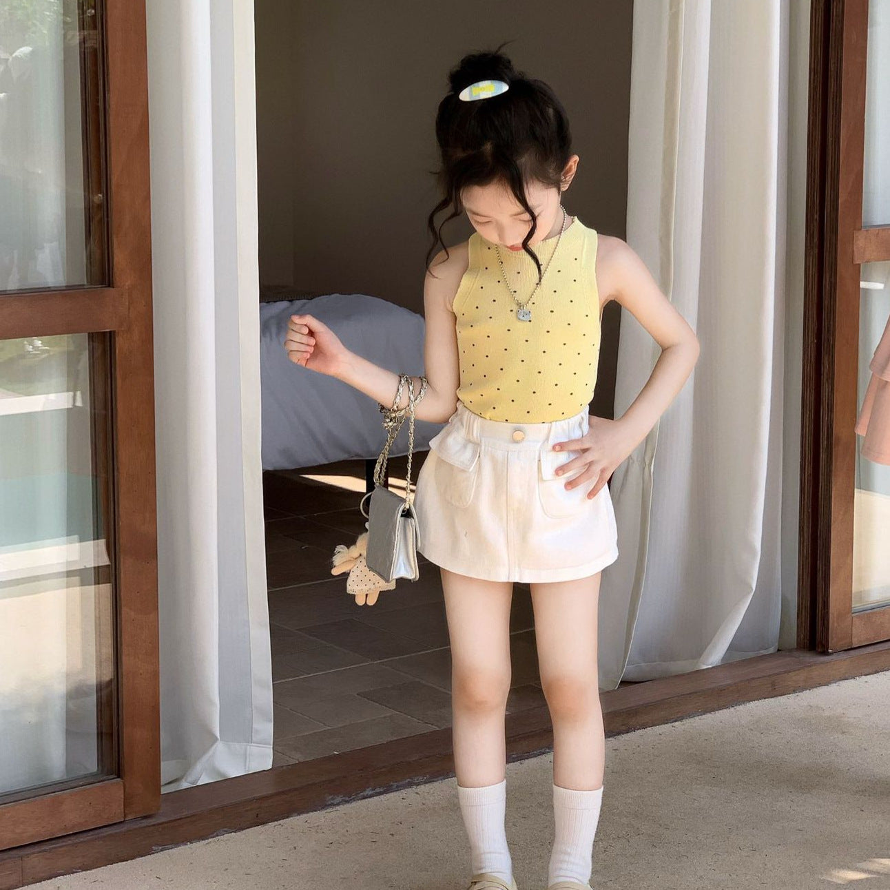 【90-150cm】美式辣妹工裝半身裙
