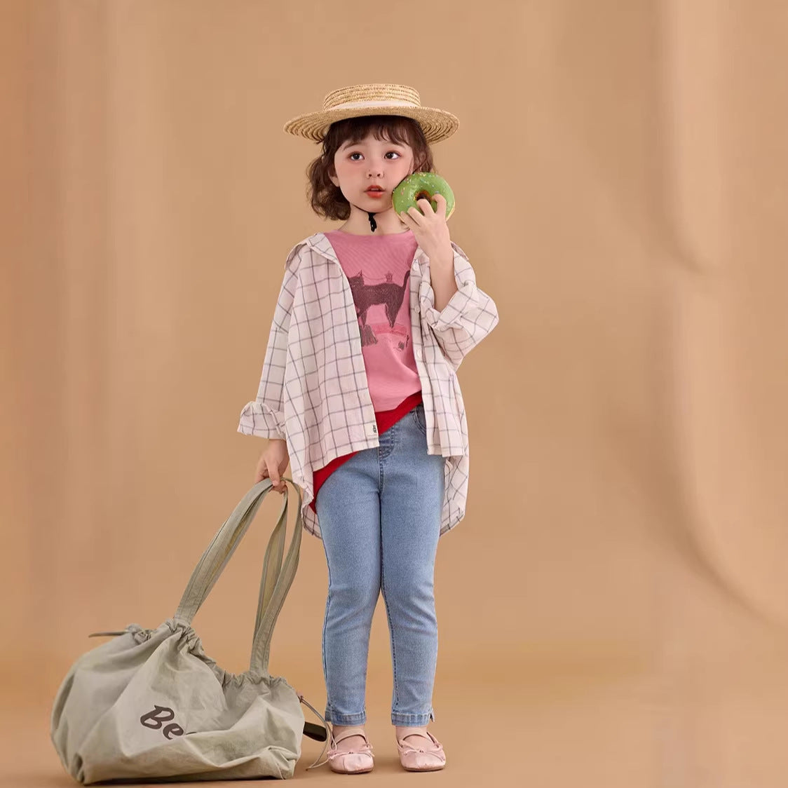 【90-150cm】牛仔小腳褲