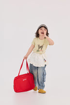 【90-150cm】高彈力修身貓咪打底衣