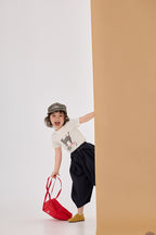 【90-150cm】高彈力修身貓咪打底衣