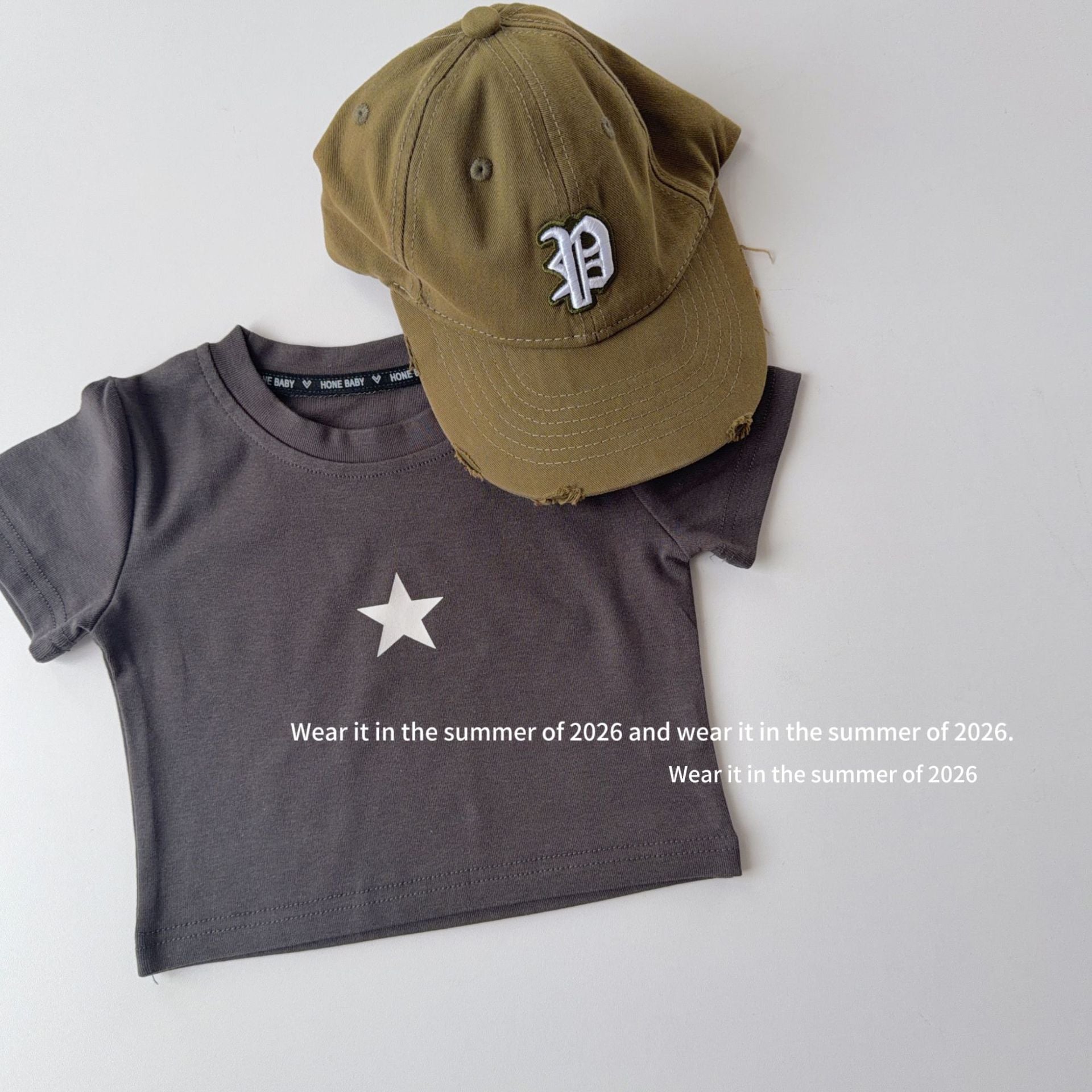 【90-160cm】辣妹星星短袖