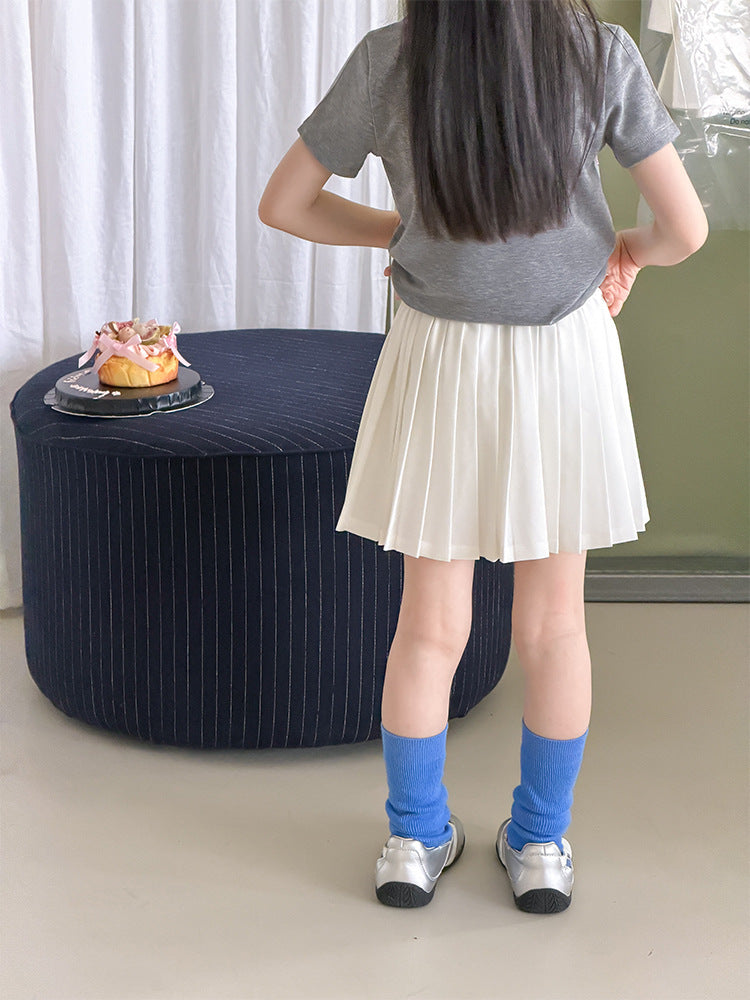 【100-170cm】韓系學院風百褶裙
