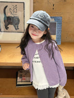 【現貨160cm】針織純色單排扣毛衣外套