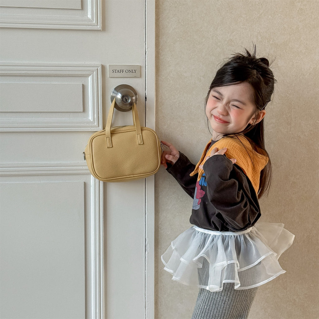 【80-130cm】韓版假兩件T