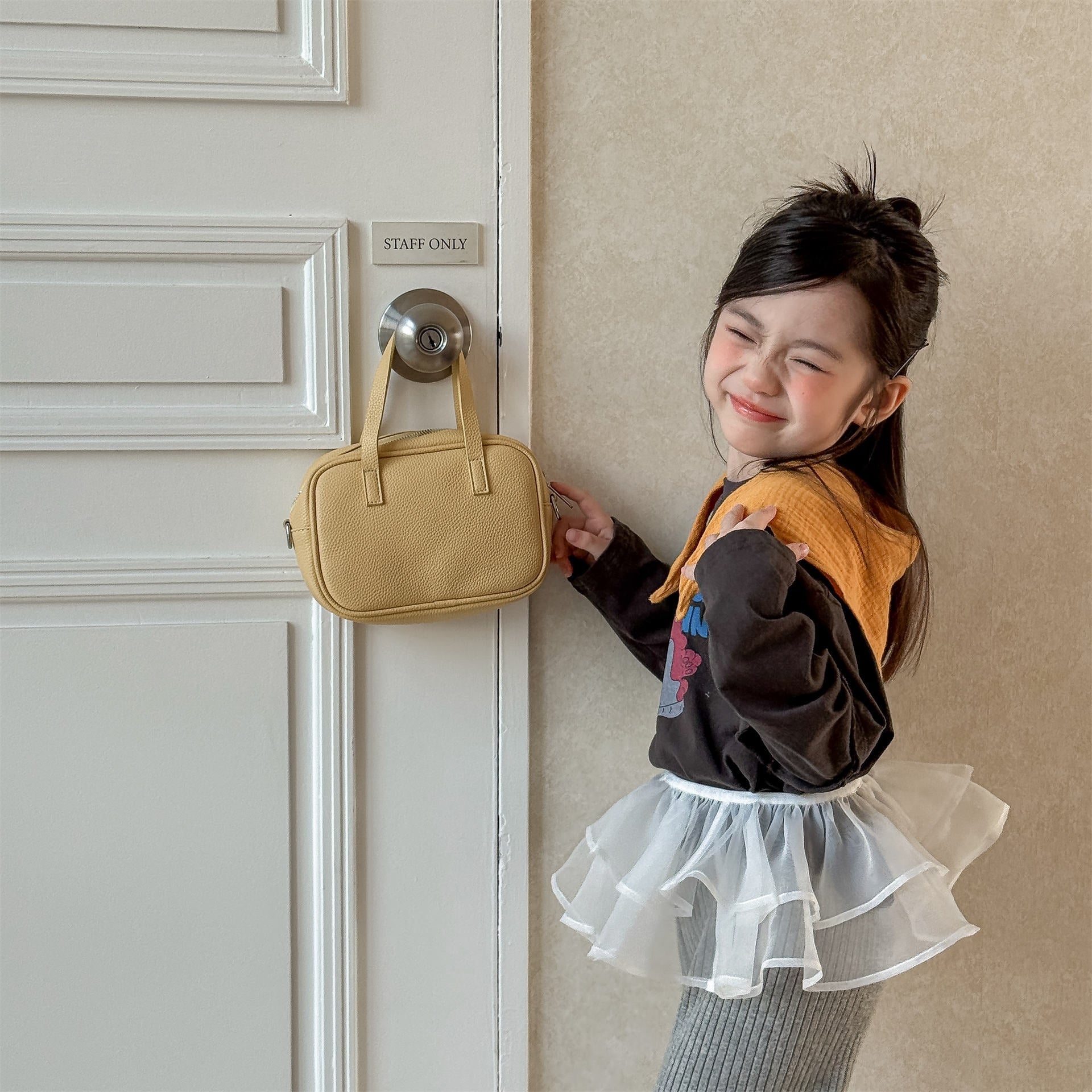 【80-130cm】韓版假兩件T