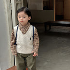 【73-110cm】韓版工裝風四件式套裝