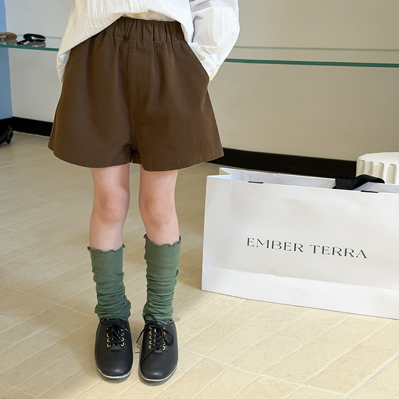 【100-170cm】全棉舒服透氣貼標短褲
