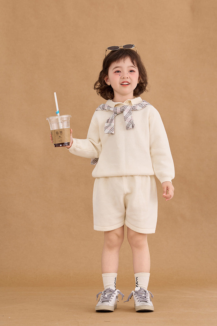 【90-150cm】老錢風針織毛線套裝