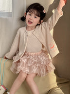 【90-140cm】珠光閃亮蓬蓬紗裙