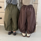 【80-140cm】棉布九分束腳褲