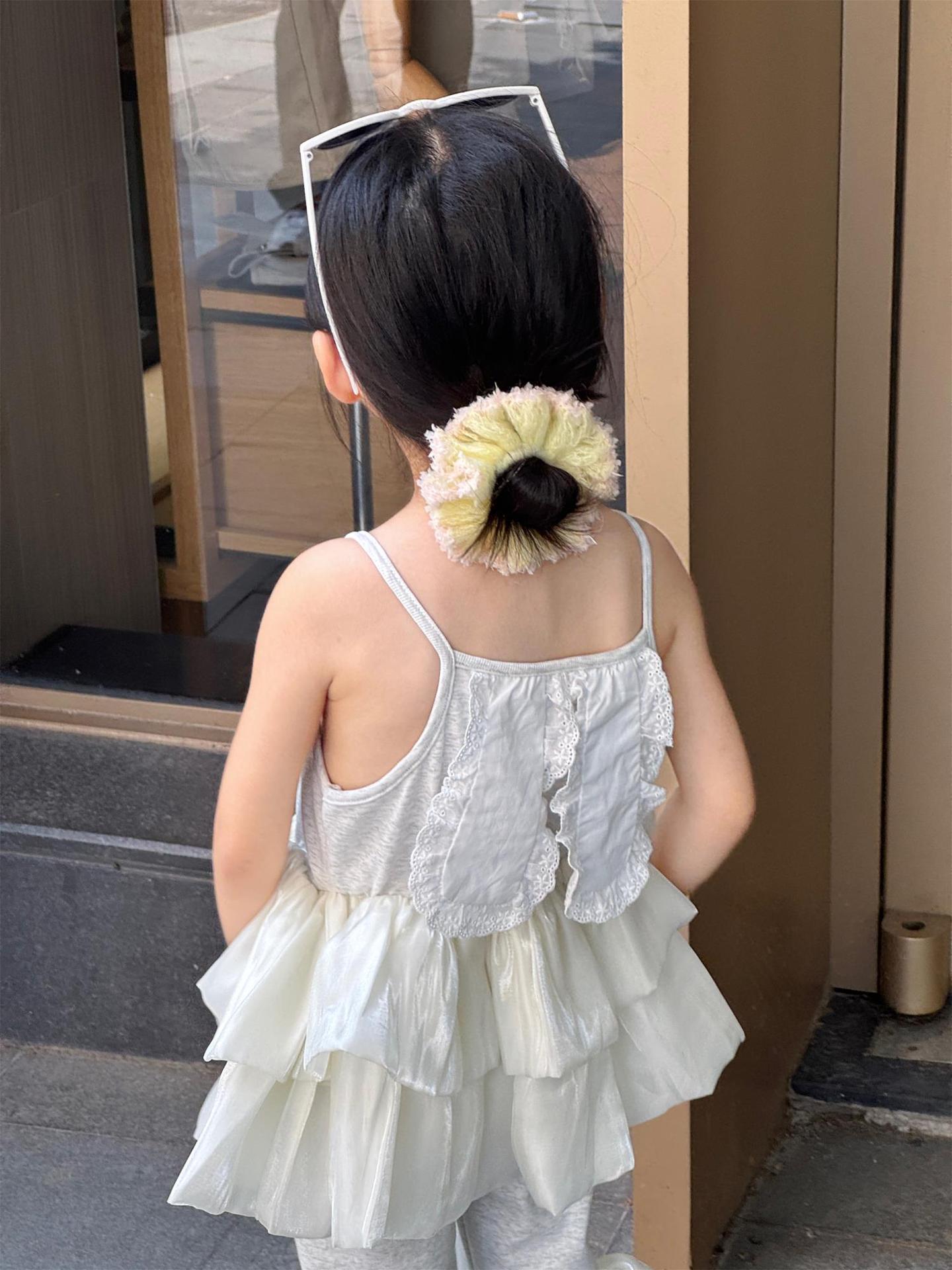 【90-140cm】荷葉邊兔子耳朵毛球背心 | 蝴蝶結喇叭褲