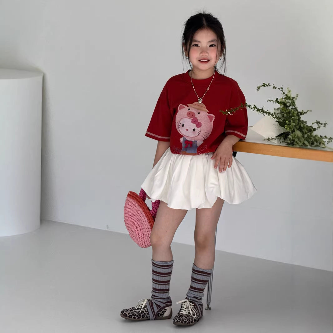 【120-160cm】小豬KT上衣