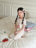 【100-170cm】莫代爾棉涼感兔兔連身家居服