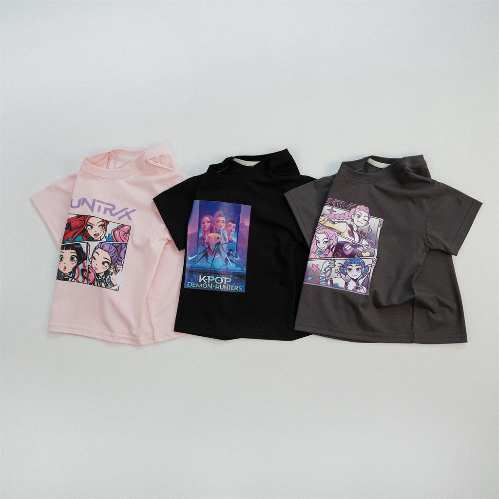 【90-150cm】Kpop獵魔女團T