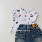 【90-150cm】緊身彈性辣妹上衣