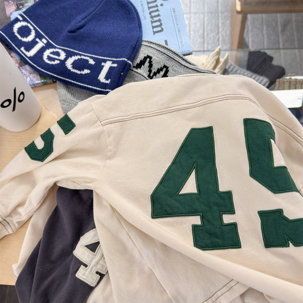 【80-130cm】(3色) 字母長袖T