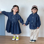 牛仔連衣裙 | 牛仔襯衫外套