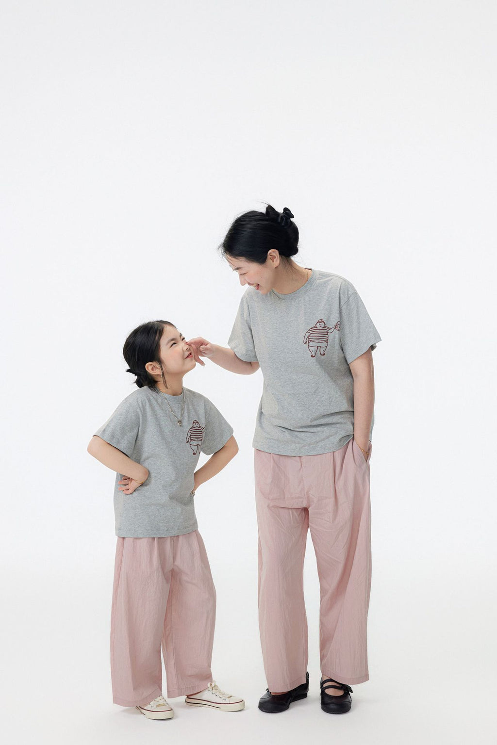 【90-150cm / M.L】【親子裝】日系乾杯印花T