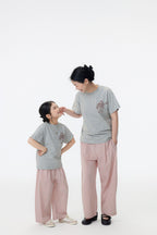 【90-150cm / M.L】【親子裝】日系乾杯印花T