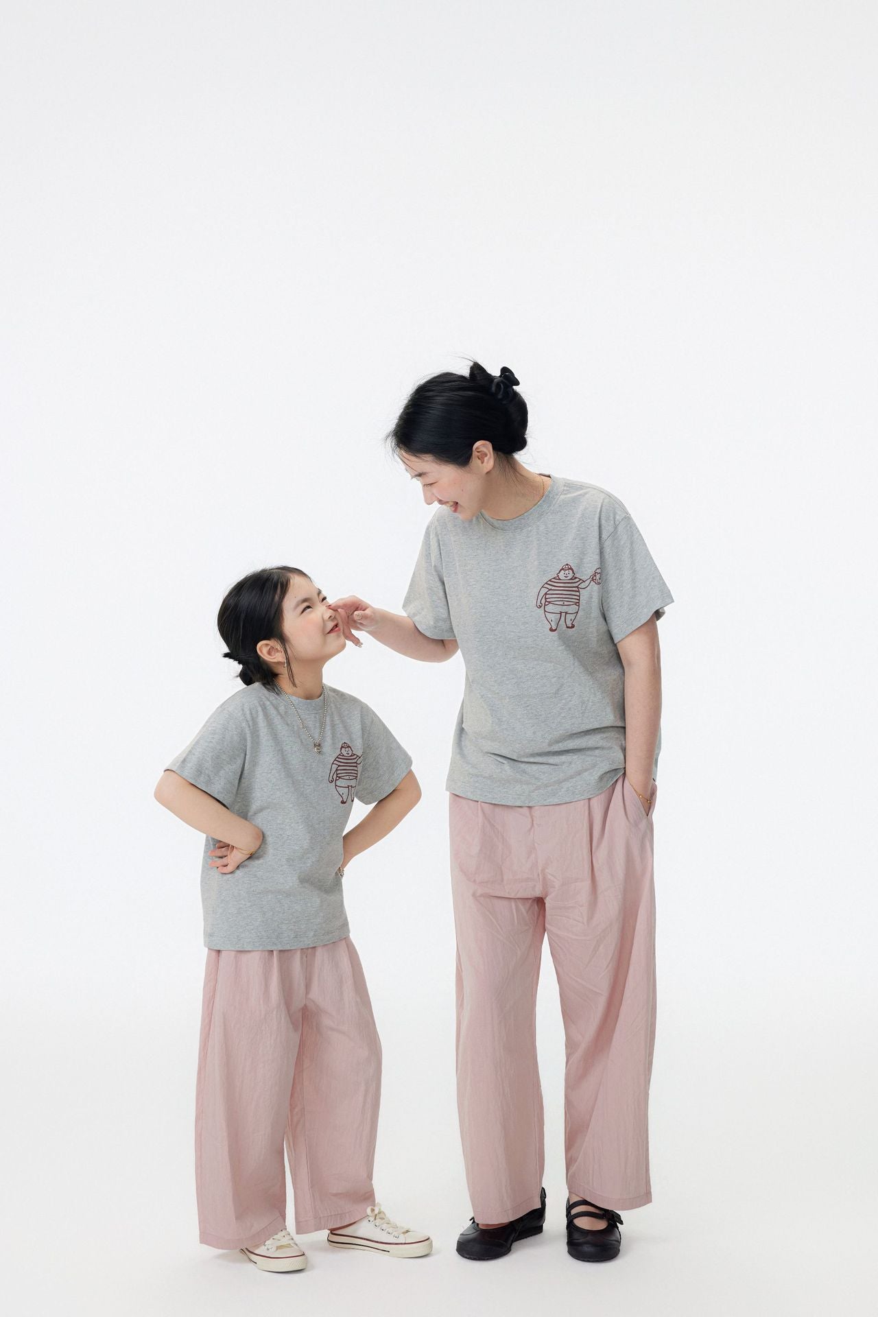 【90-150cm / M.L】【親子裝】日系乾杯印花T