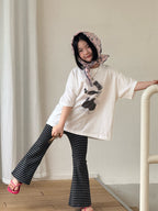 【現貨-140cm】墨鏡KT印花短袖上衣