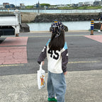 【80-130cm】(3色) 字母長袖T