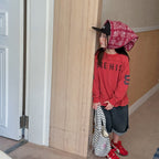 【80-130cm】(3色) 字母長袖T