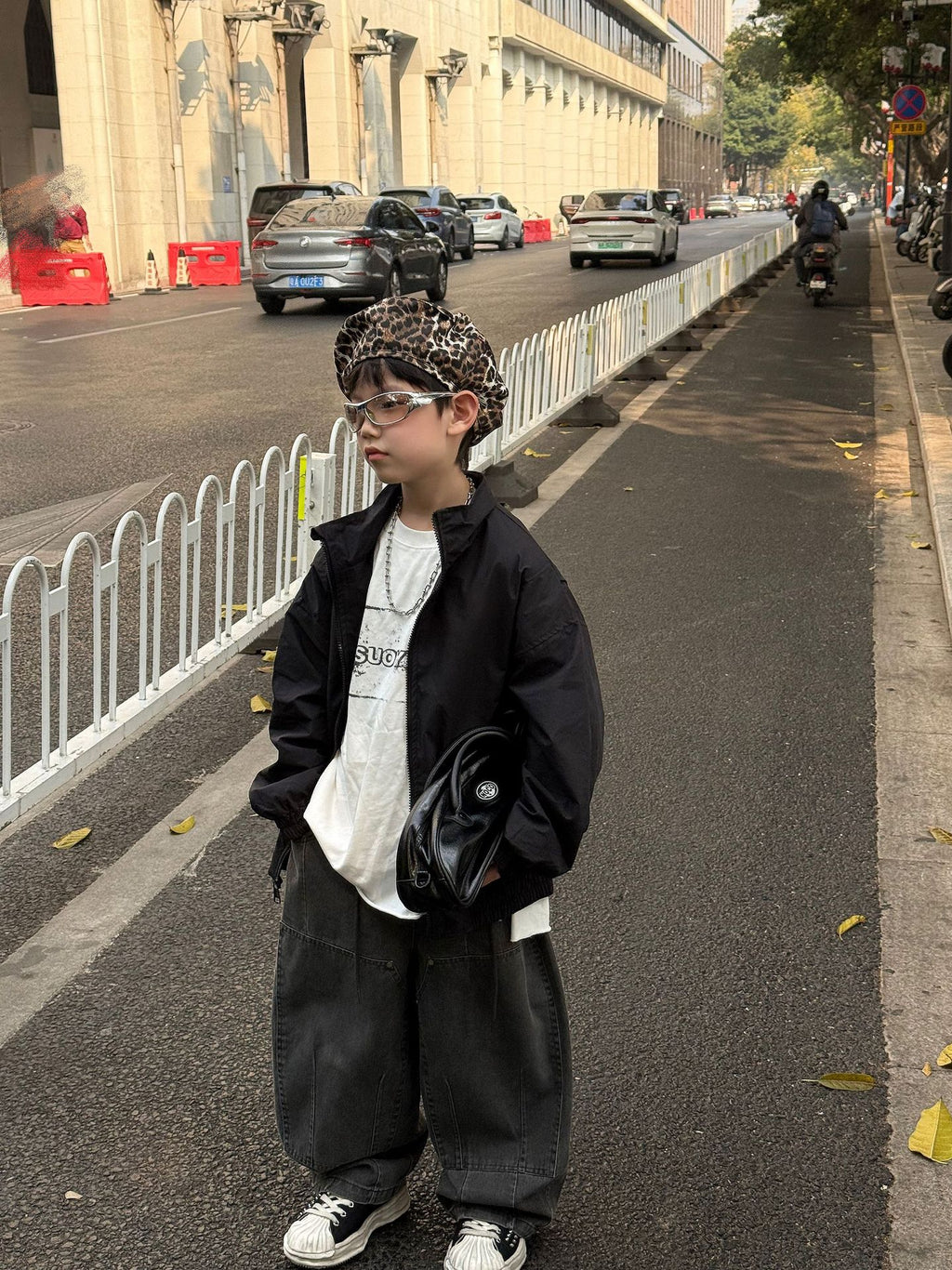 【90-160cm】韓版帥氣休閒戶外衝鋒衣外套