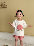 【80-150cm】水果格紋居家服套裝