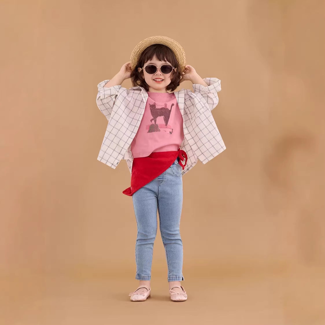 【90-150cm】牛仔小腳褲