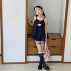 【80-130cm】2色-韓版甜妹細肩背心