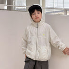 【100-170cm】UPF50+抗UV原紗連帽防曬外套