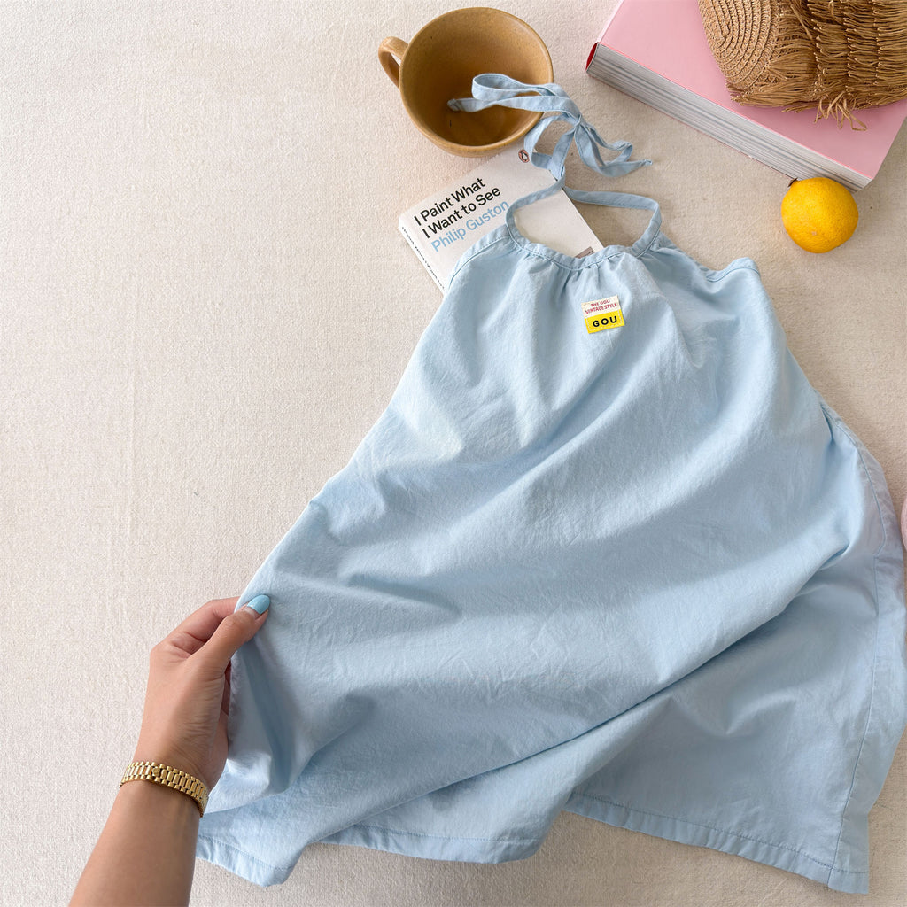【80-130cm】韓系氣質度假風背心裙