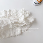 【90-150cm】多層褶皺木耳花邊褲裙