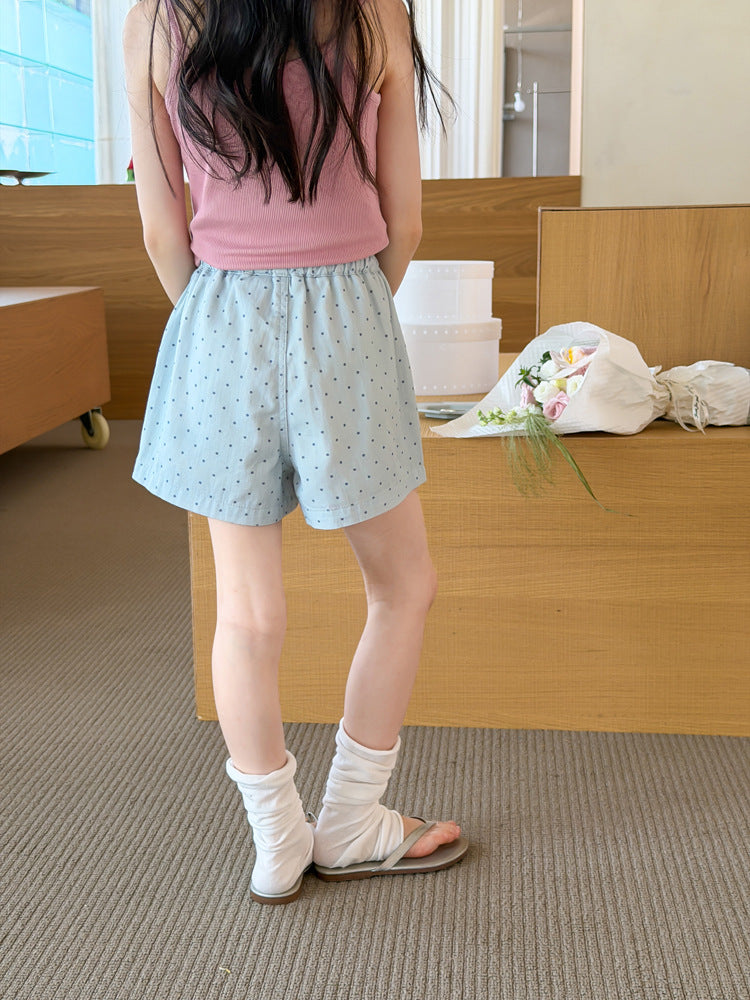 【100-170cm】印花休閒短褲