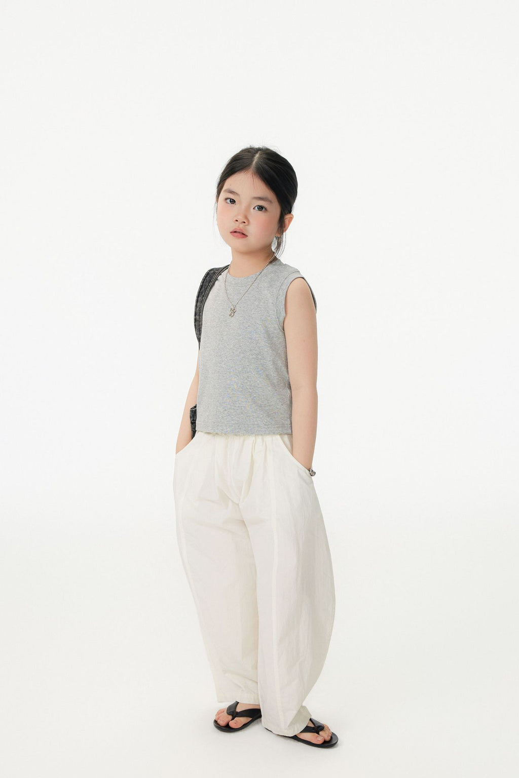 【90-150cm / M.L】【親子裝】日系羅紋背心