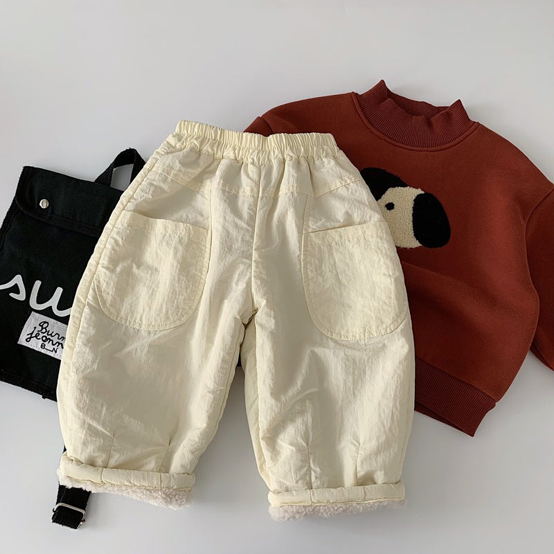 【現貨 130cm】【加絨】運動休閒褲