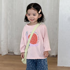 長袖寬鬆純棉T恤