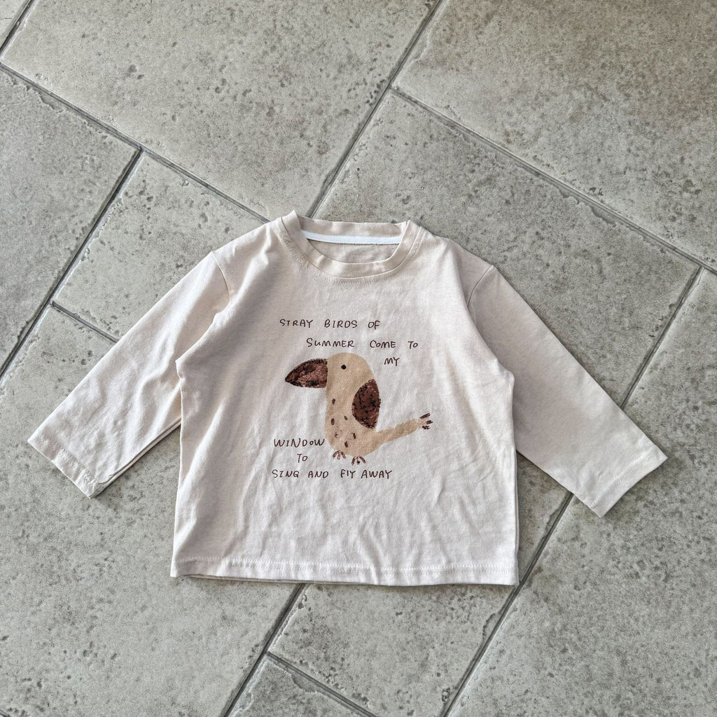 【80-150cm】可愛動物寬鬆純棉T恤