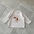 【80-150cm】可愛動物寬鬆純棉T恤