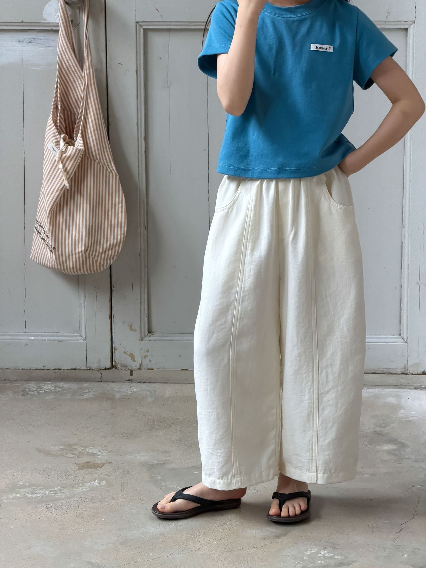 【100-170cm】輕薄透氣防蚊休閒褲